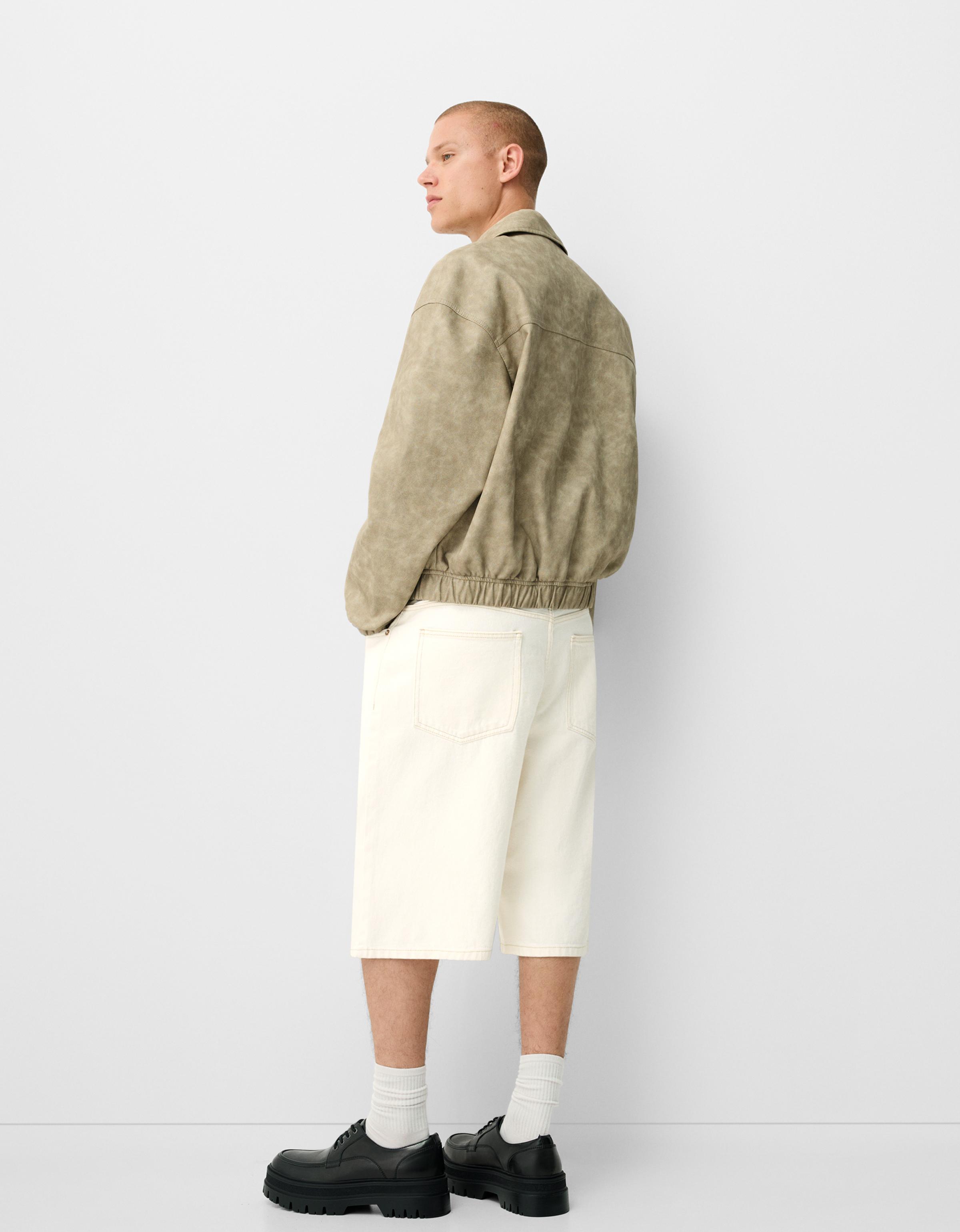 Bershka sherpa jacket best sale