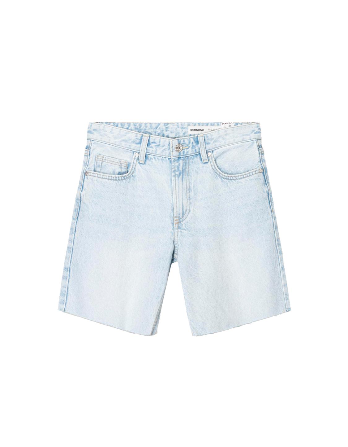 Denim Bermuda shorts