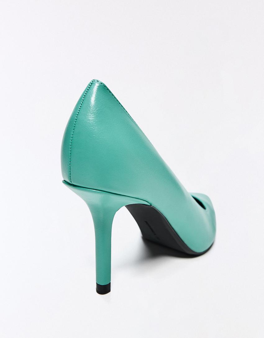 High-heel shoe-Turquoise
