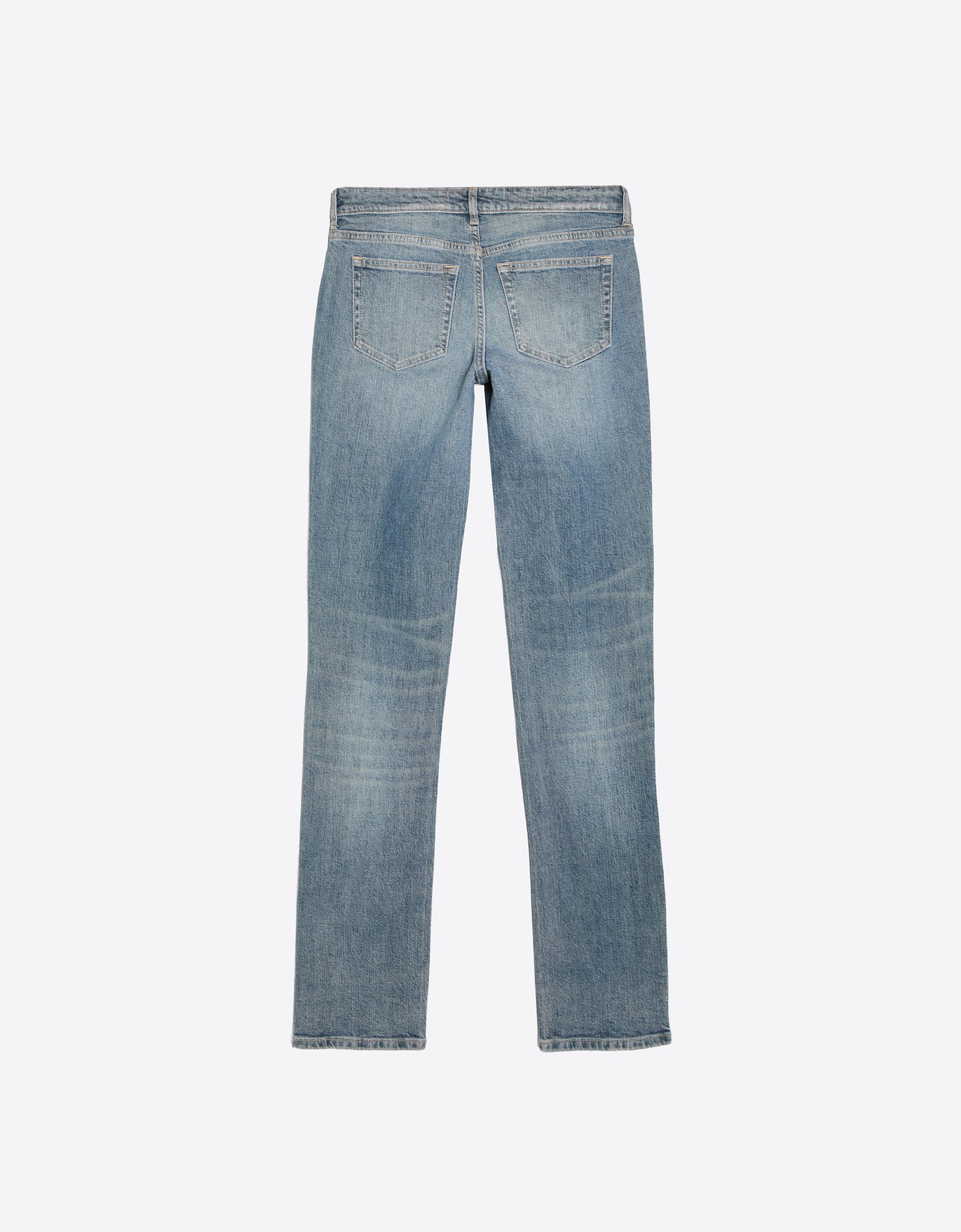 Low-rise slim fit jeans — Light blue