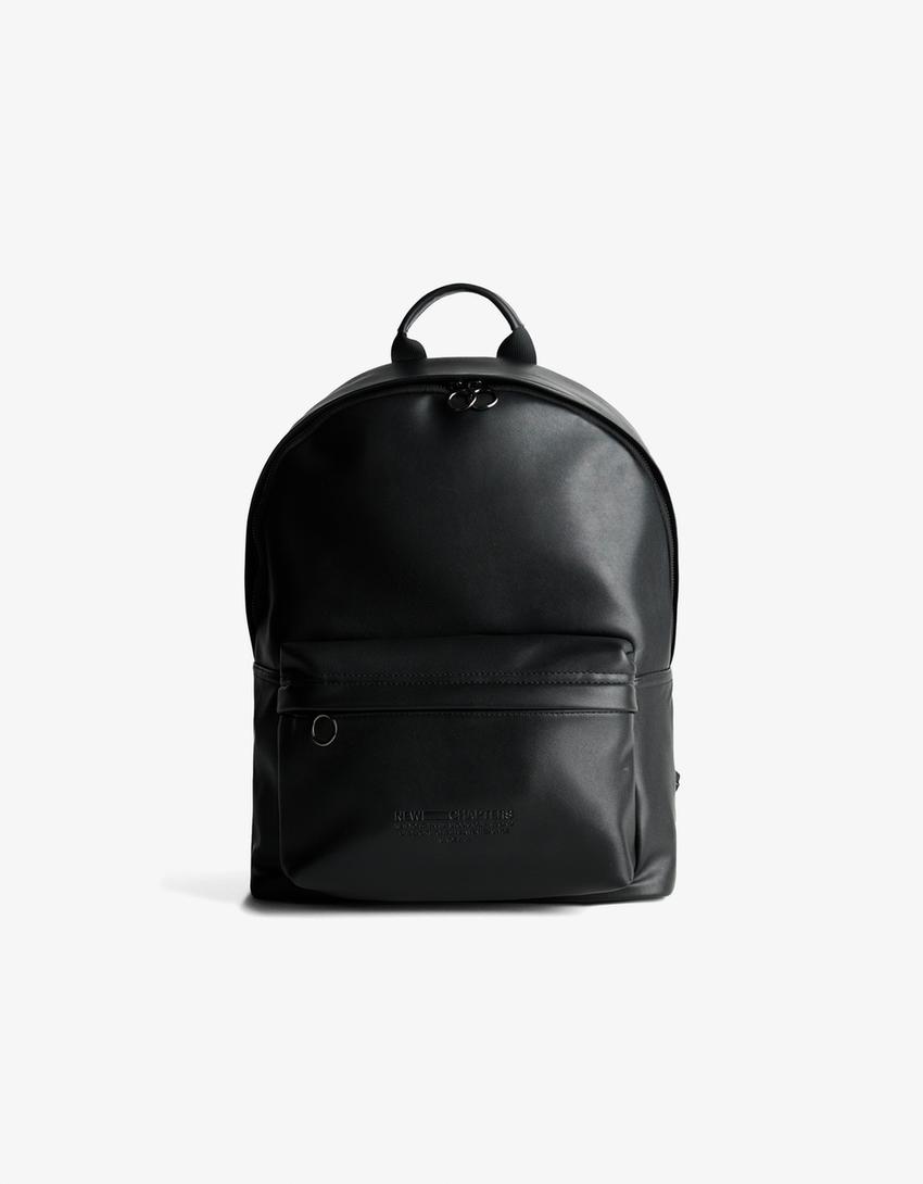 Bershka Mujer Bolso Hombre Bershka Mochila Efecto Piel Accesorios