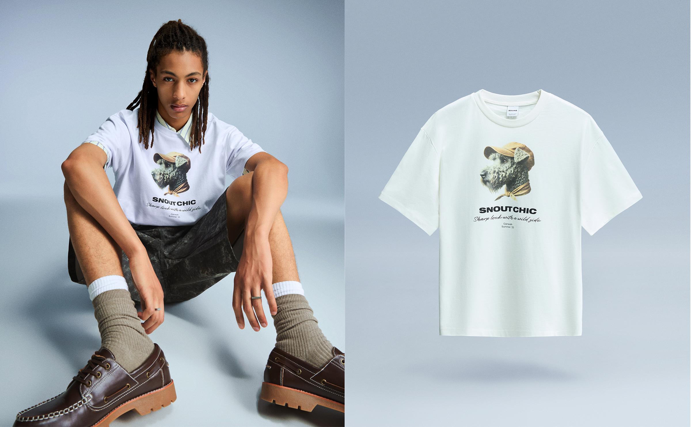 Short sleeve T-shirt with print