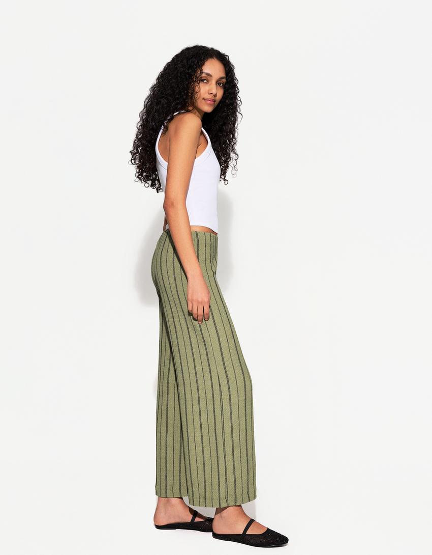 Pantalón bámbula-Kaki