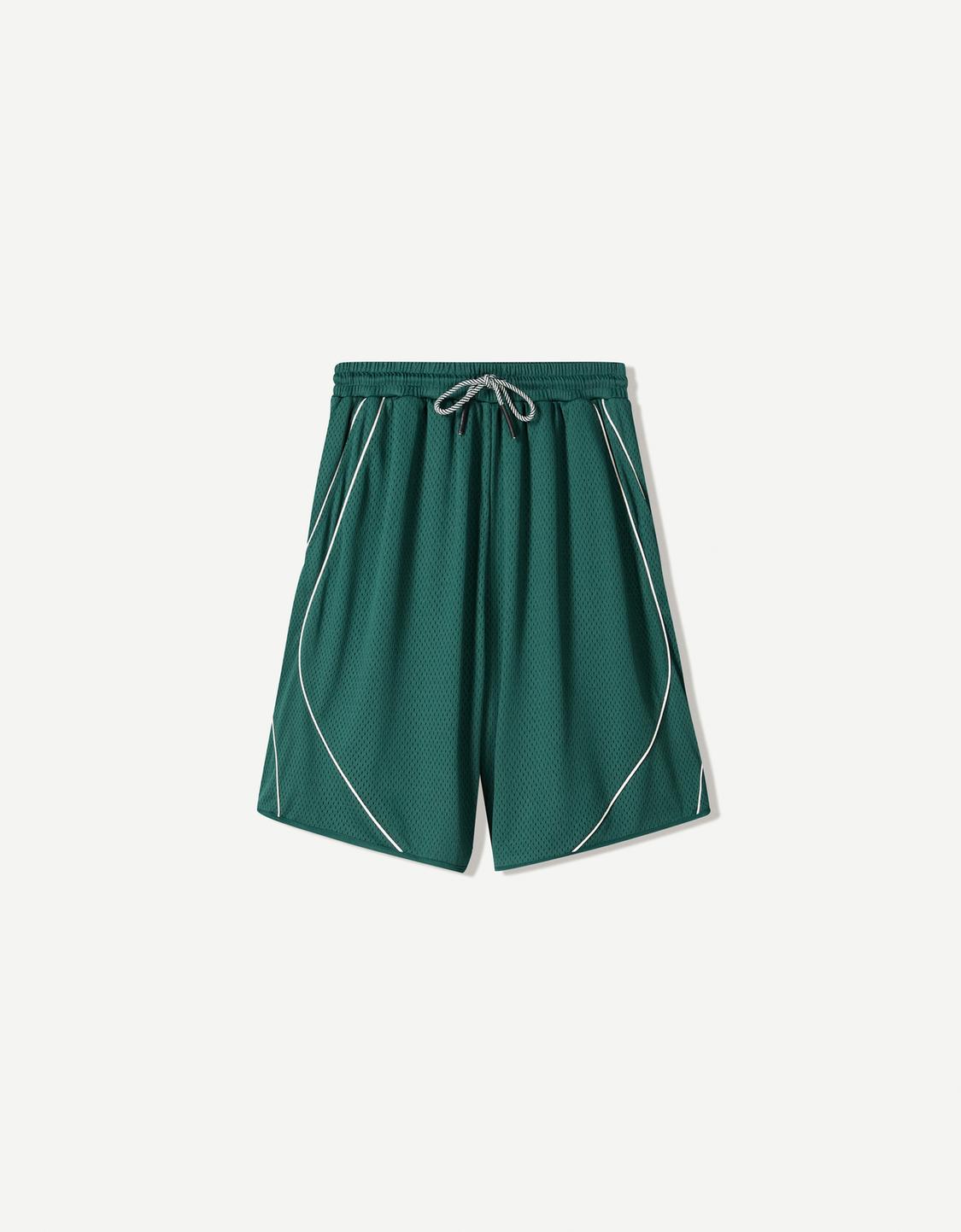 Mesh Bermuda shorts