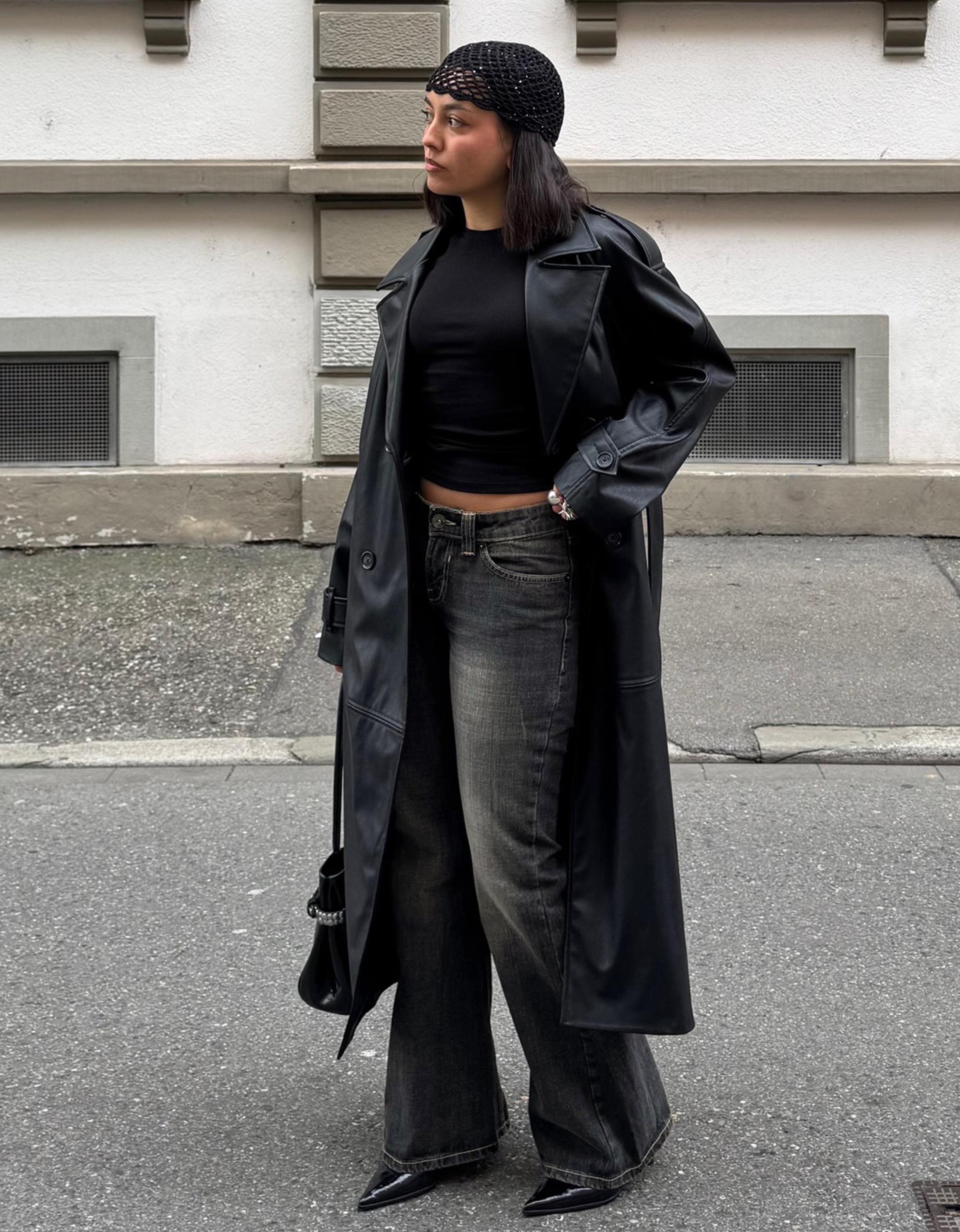 Düşük bel baggy fit çan jean - Görsel 26