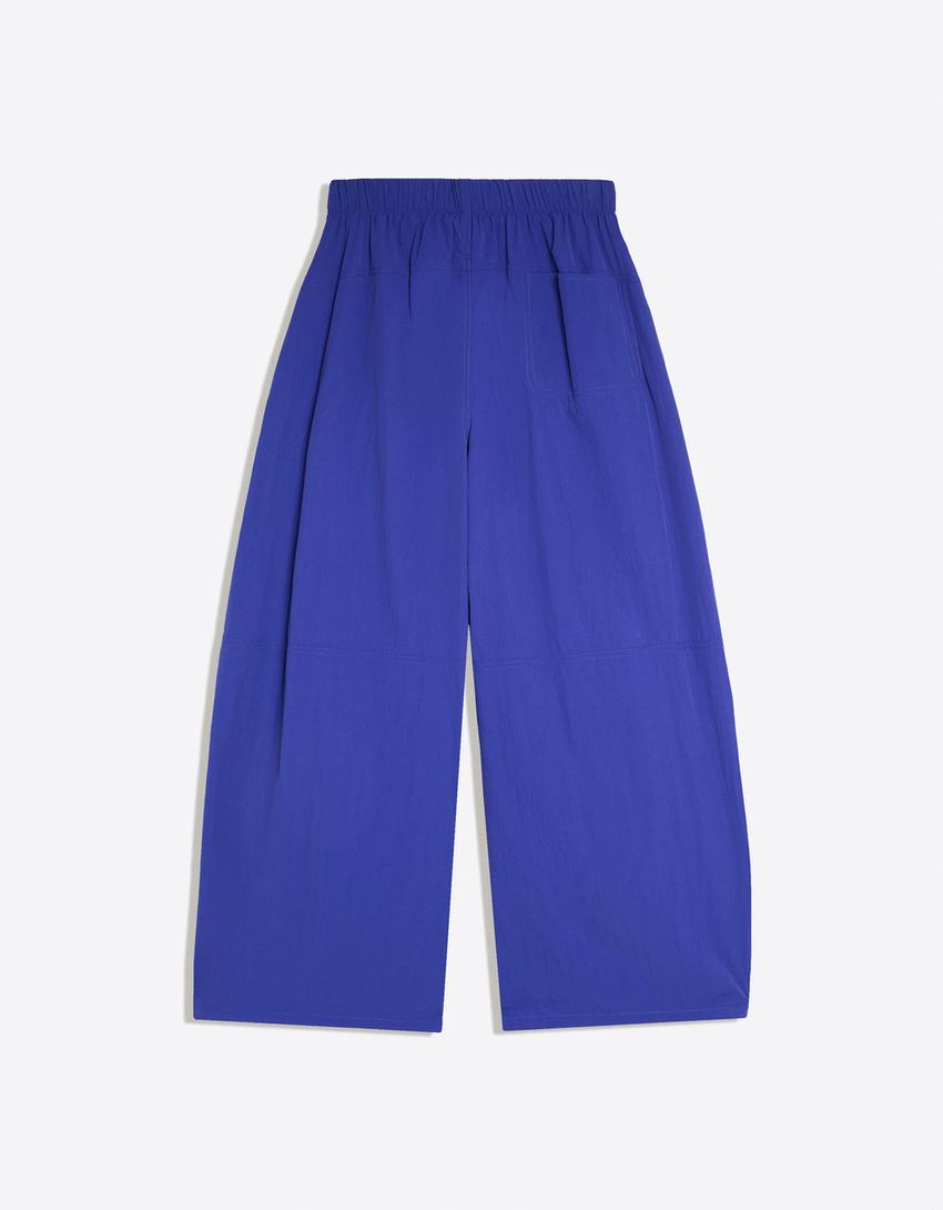 Teknik paraşüt pantolon-Mavi