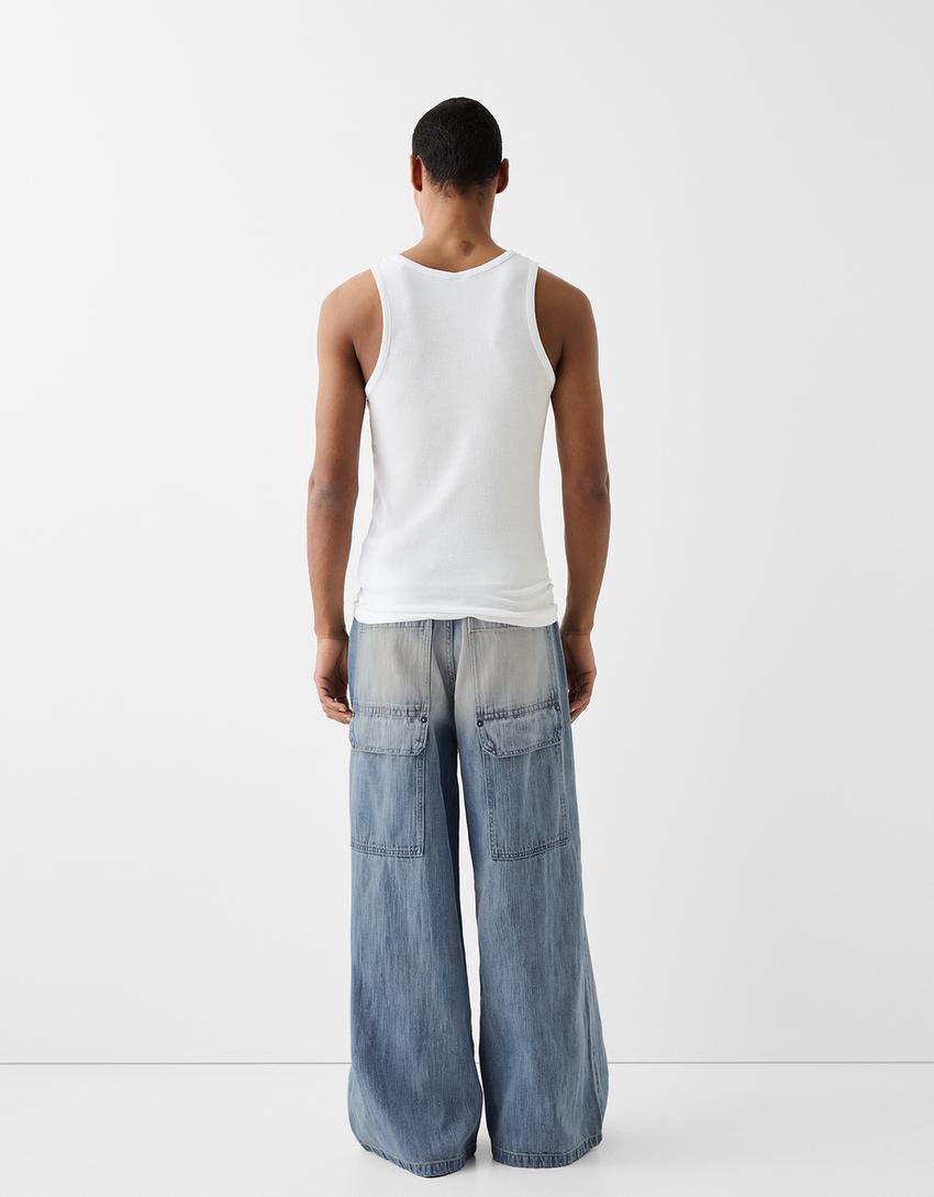 Jeans mega baggy-Azul claro-2