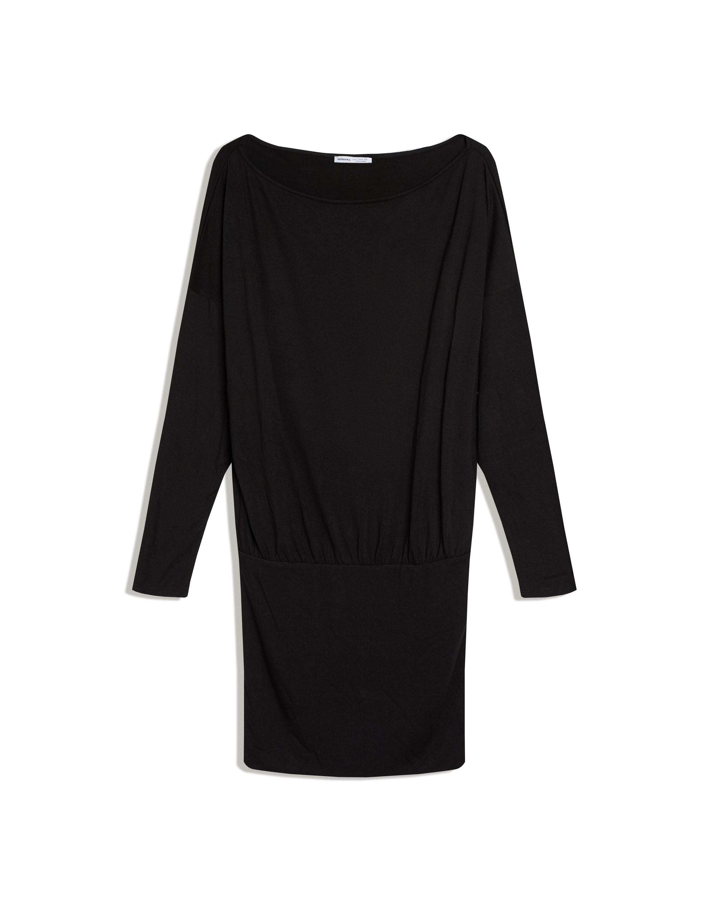 Uzun kollu dar etekli mini elbise - Görsel 5