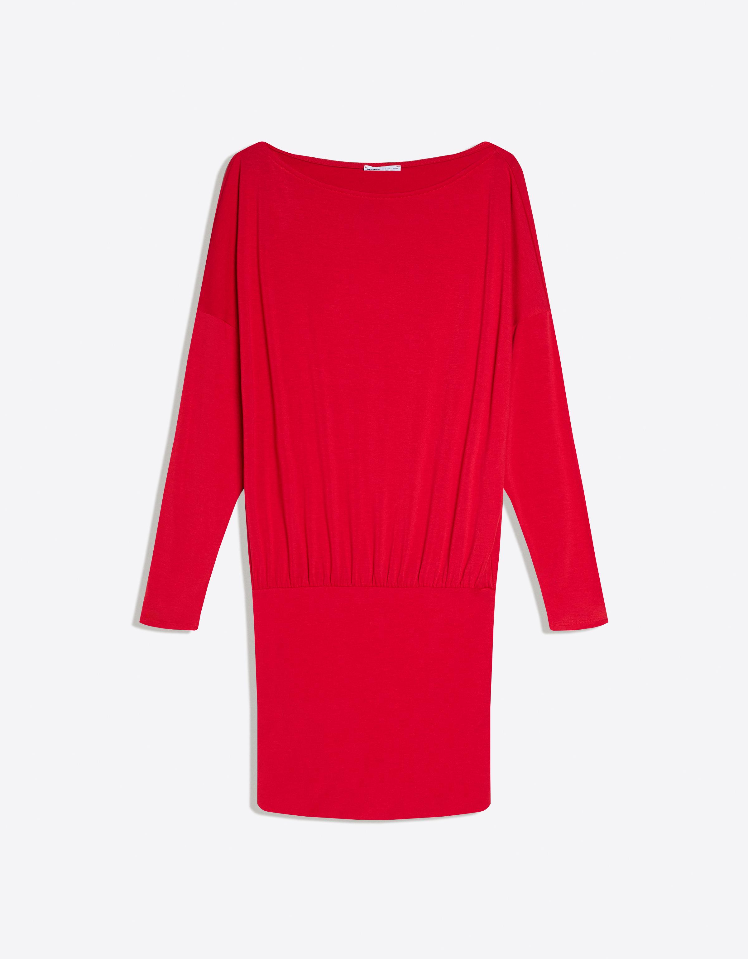 Uzun kollu dar etekli mini elbise - Görsel 35