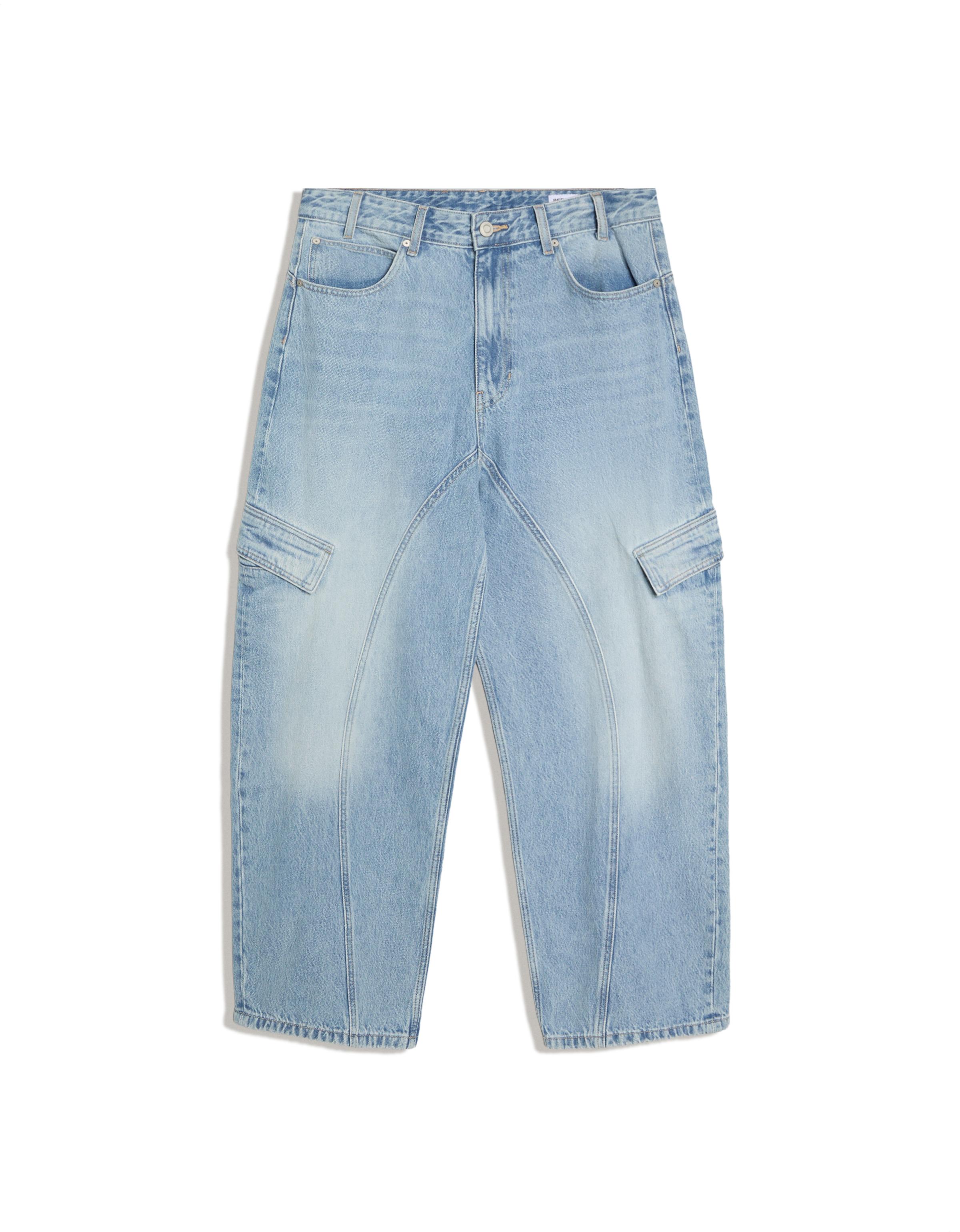 Cargo neobarrel jeans — Light blue