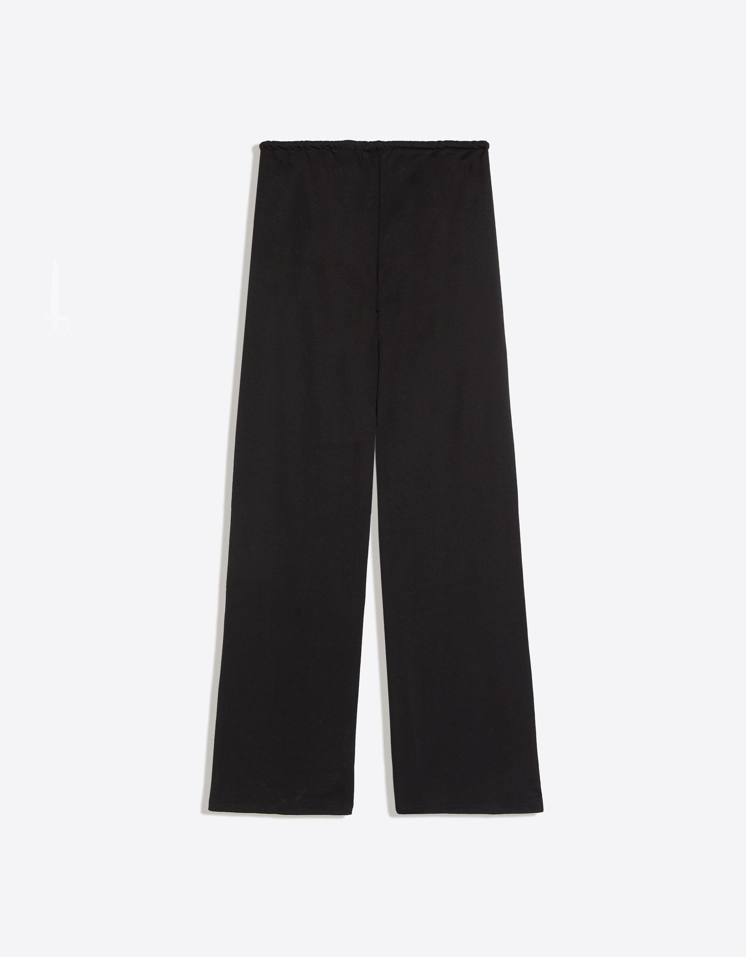 Side-stripe joggers — Black
