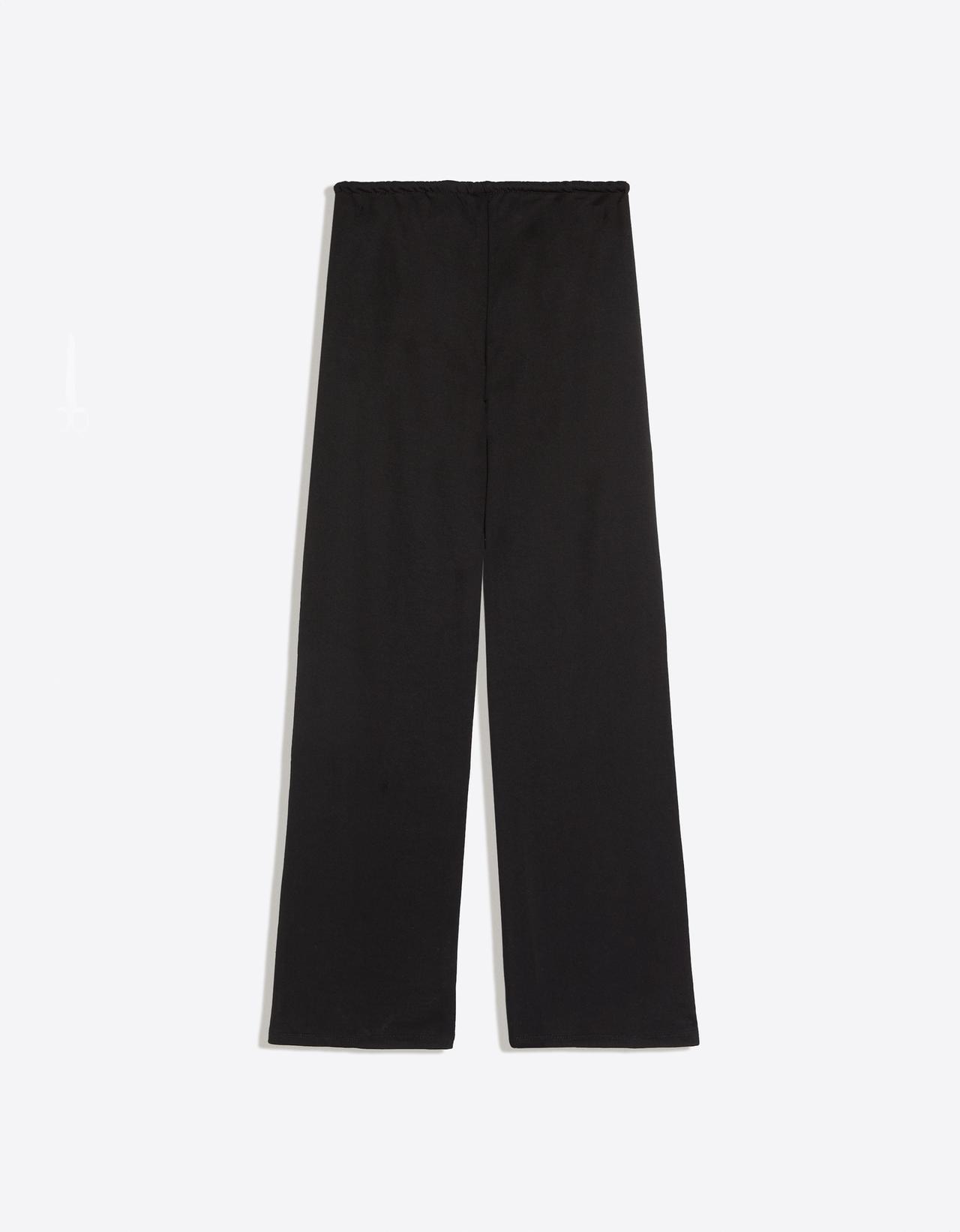 Side-stripe joggers — Black