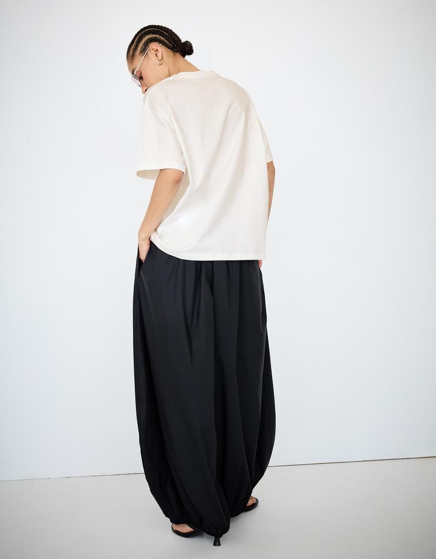 Short sleeve T-shirt with print-Off white