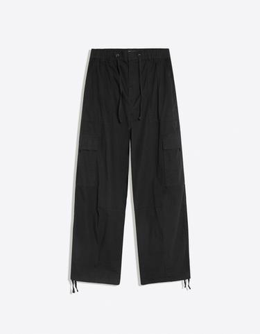 Baggy cargo trousers — Black 5