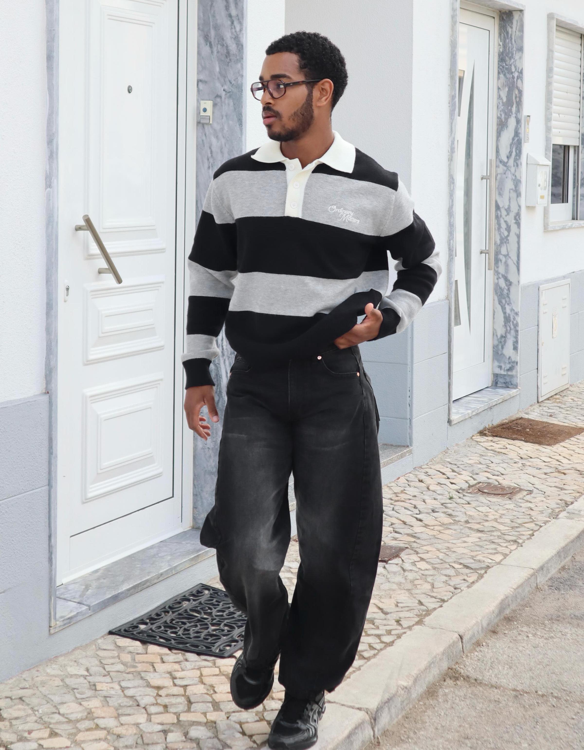 Bershka Twisted barrel fit jean görsel 5