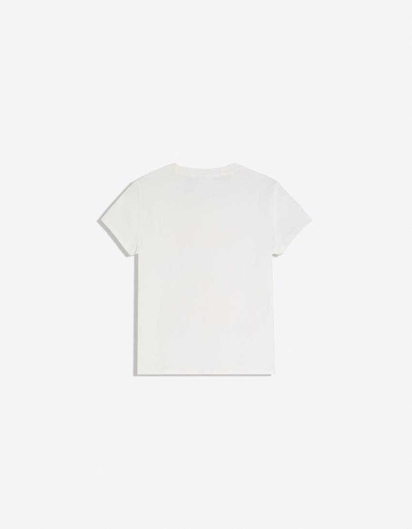 Cars short sleeve print T-shirt-Off white