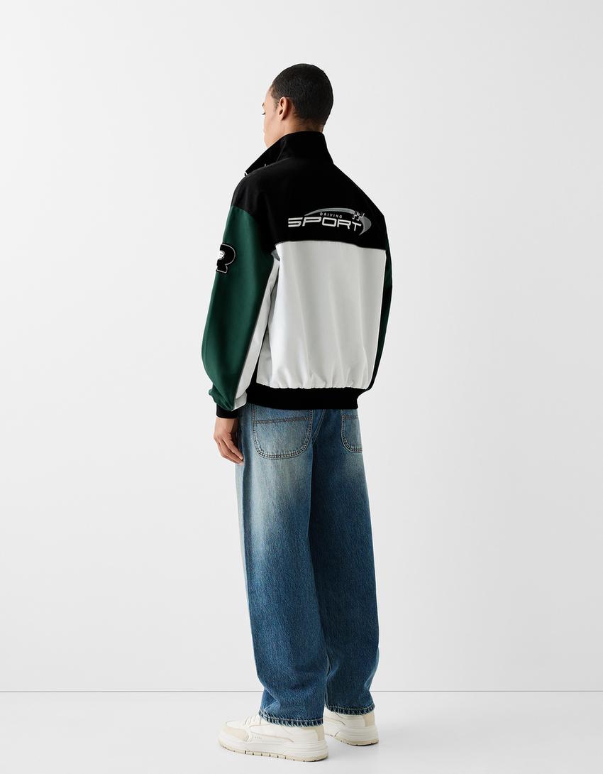 Technical racing jacket-Green-1