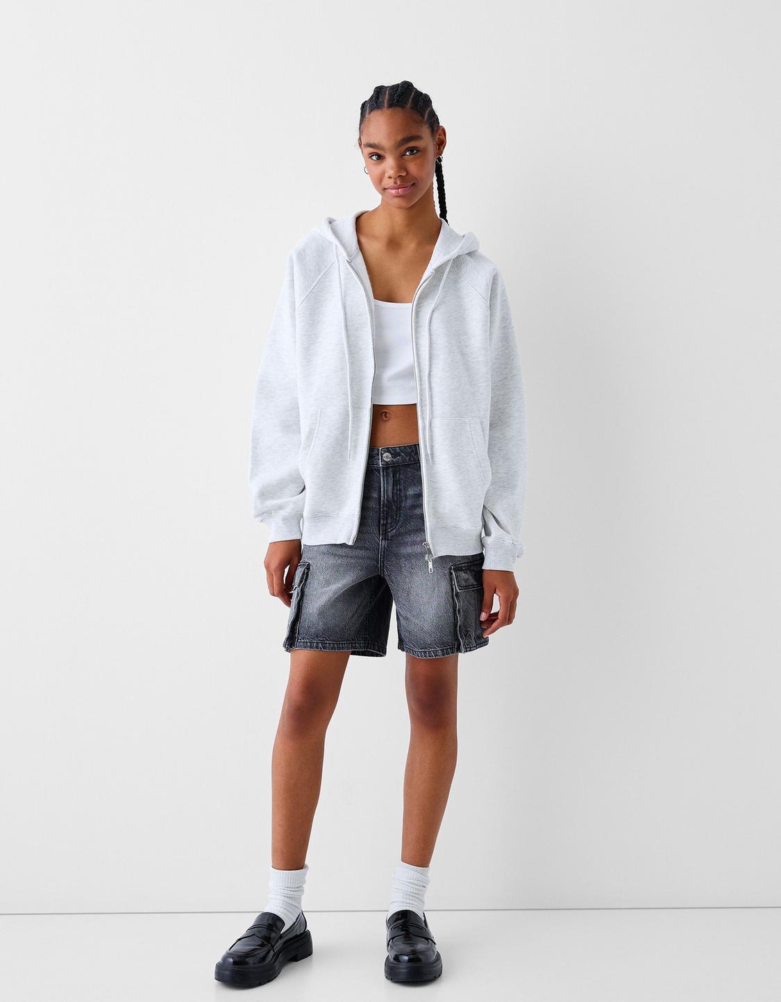 Zip-up hoodie