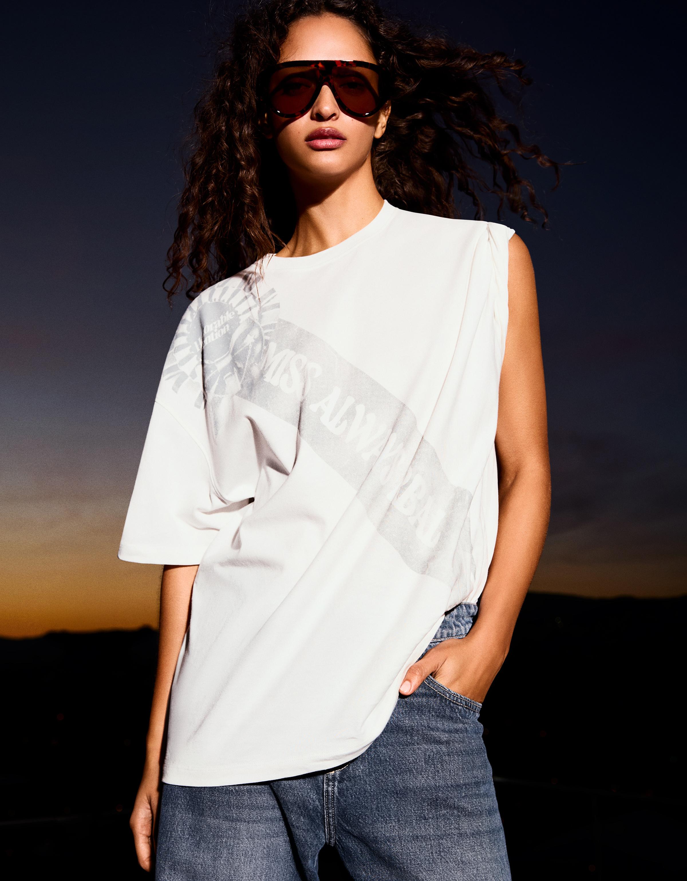 Short sleeve print T-shirt