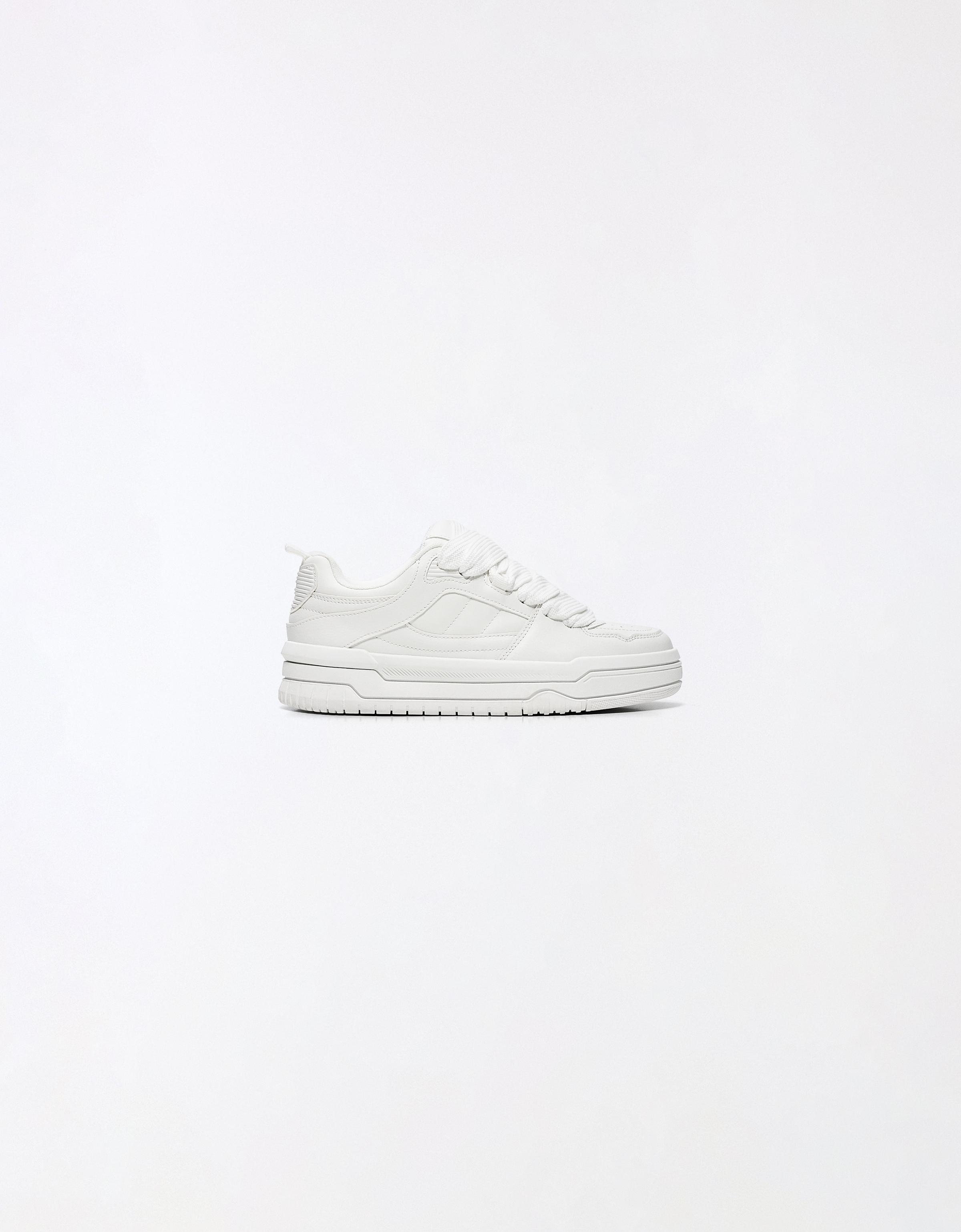 Chunky skate trainers — WHITE