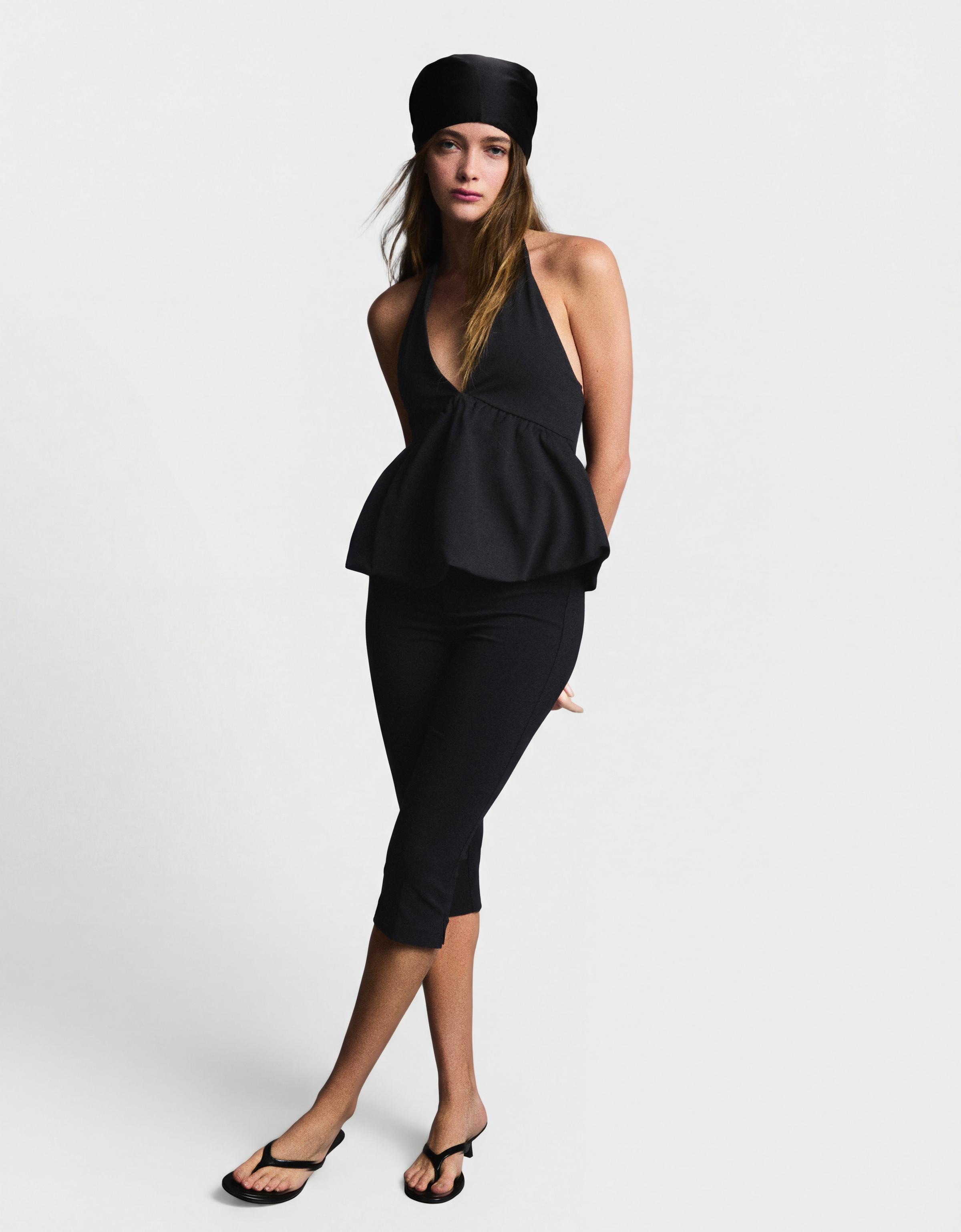 Balon efektli halter top - Görsel 48