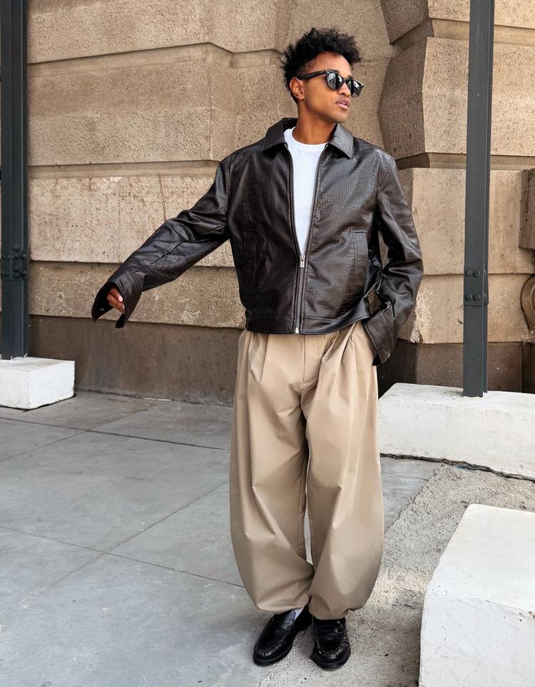 Chicos-Leather Look