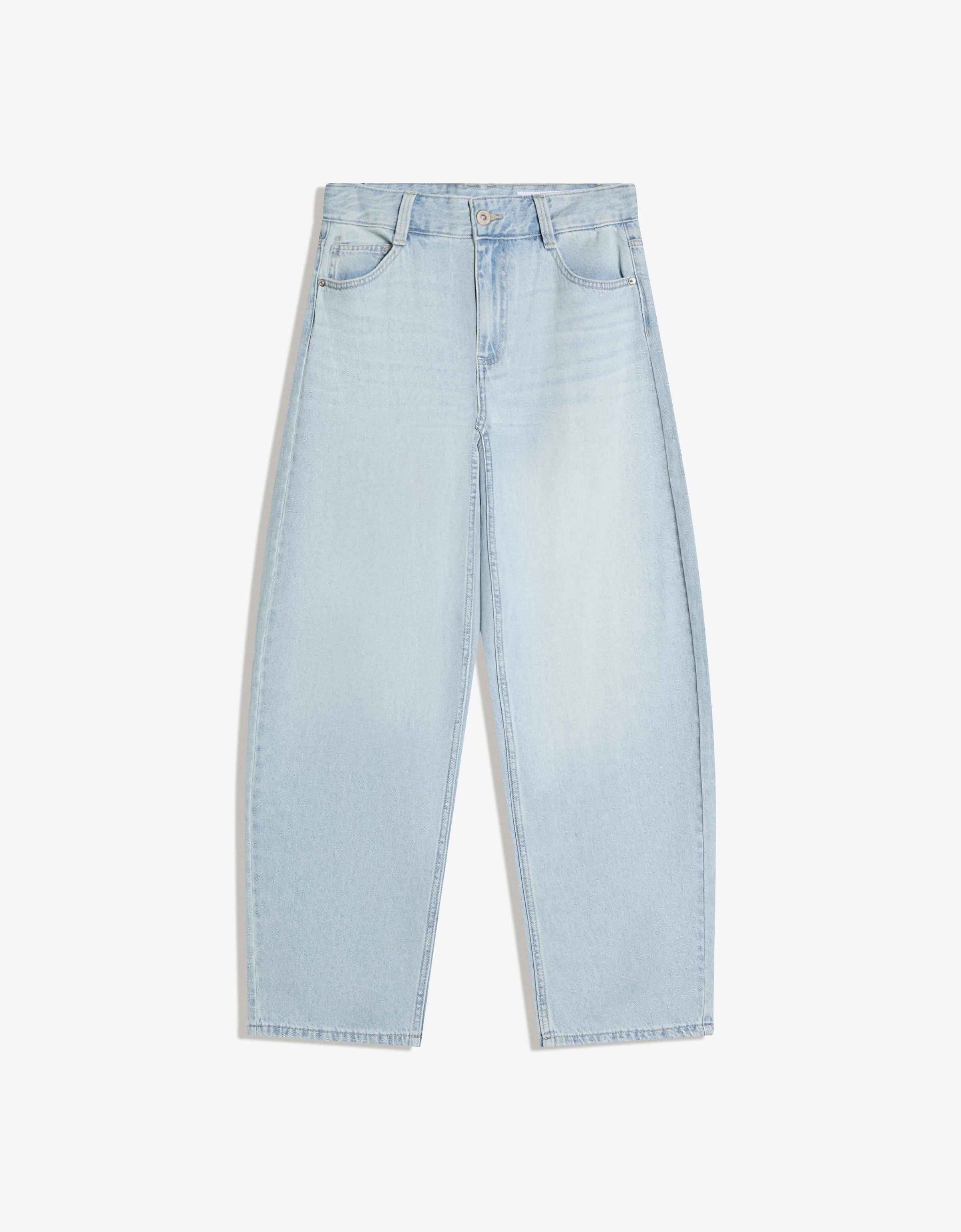 Düşük bel baggy barrel fit jean - Görsel 132