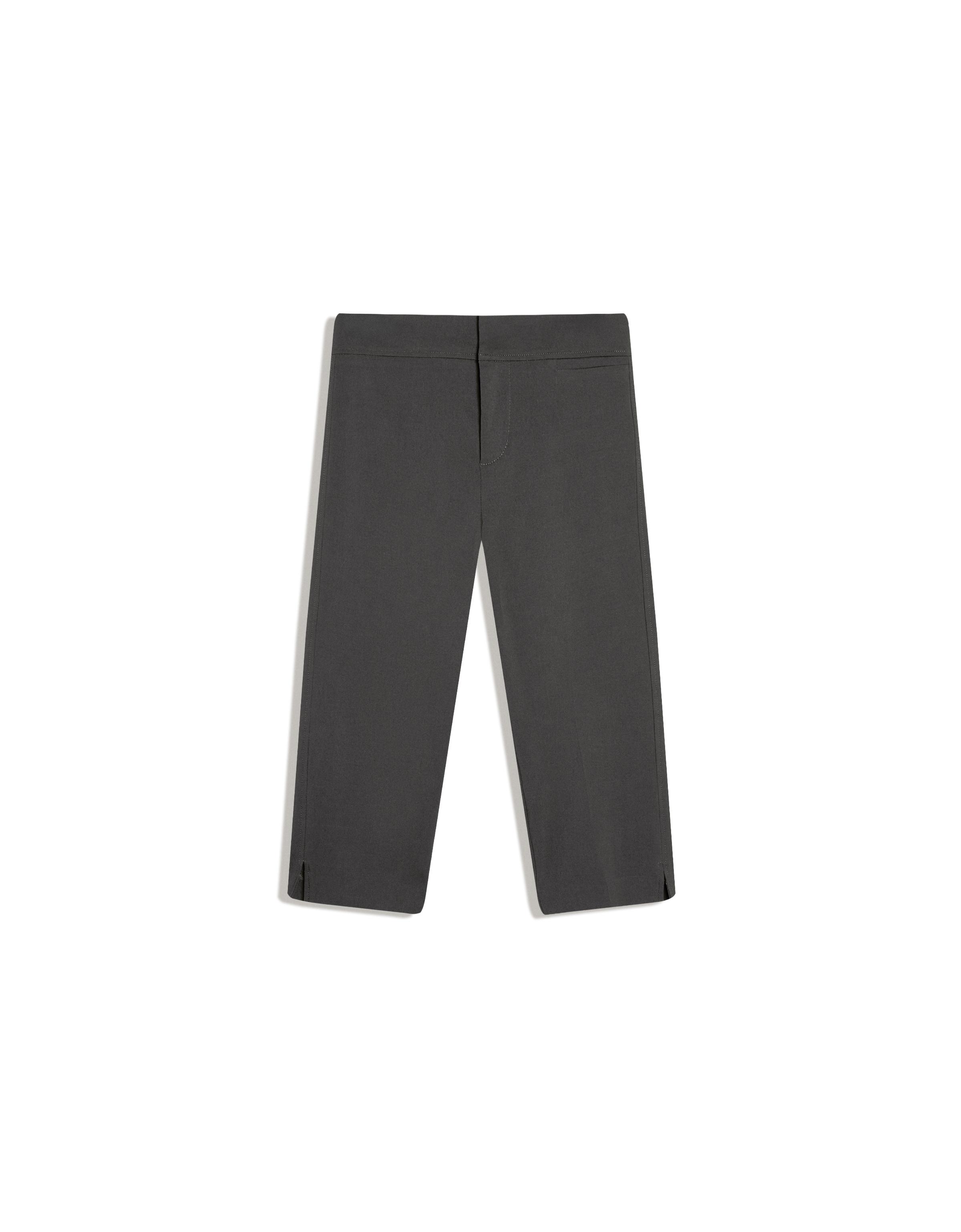 Capris with split hems — Grey