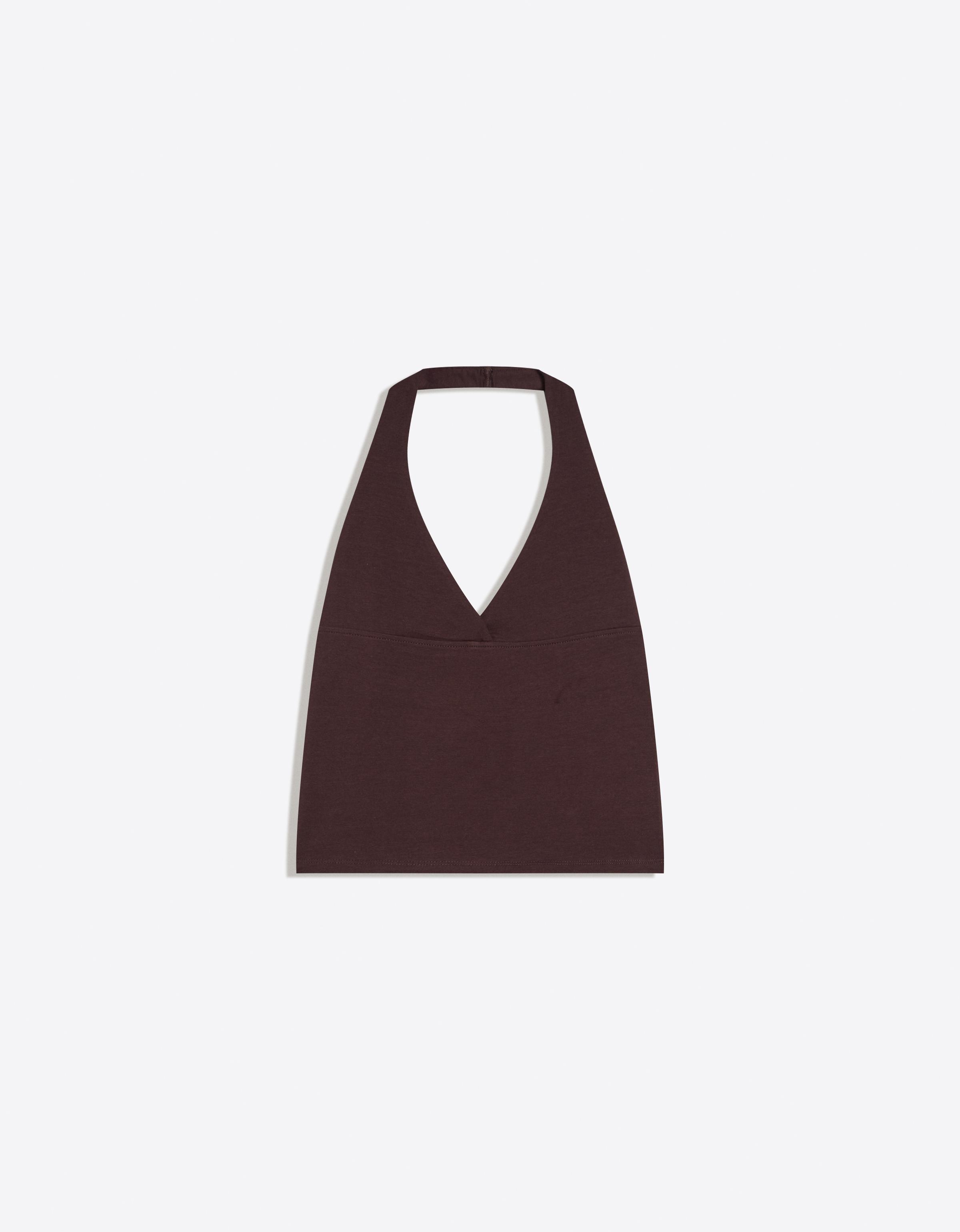 Halter top — Brown