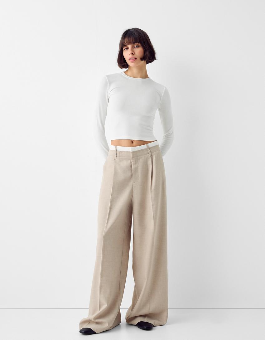 T-shirt manga comprida-Gelo-3