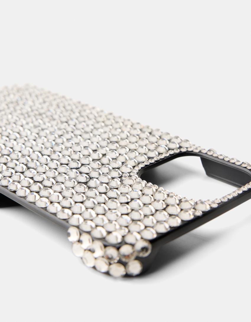 iPhone-hoesje met stras - Dames | Bershka