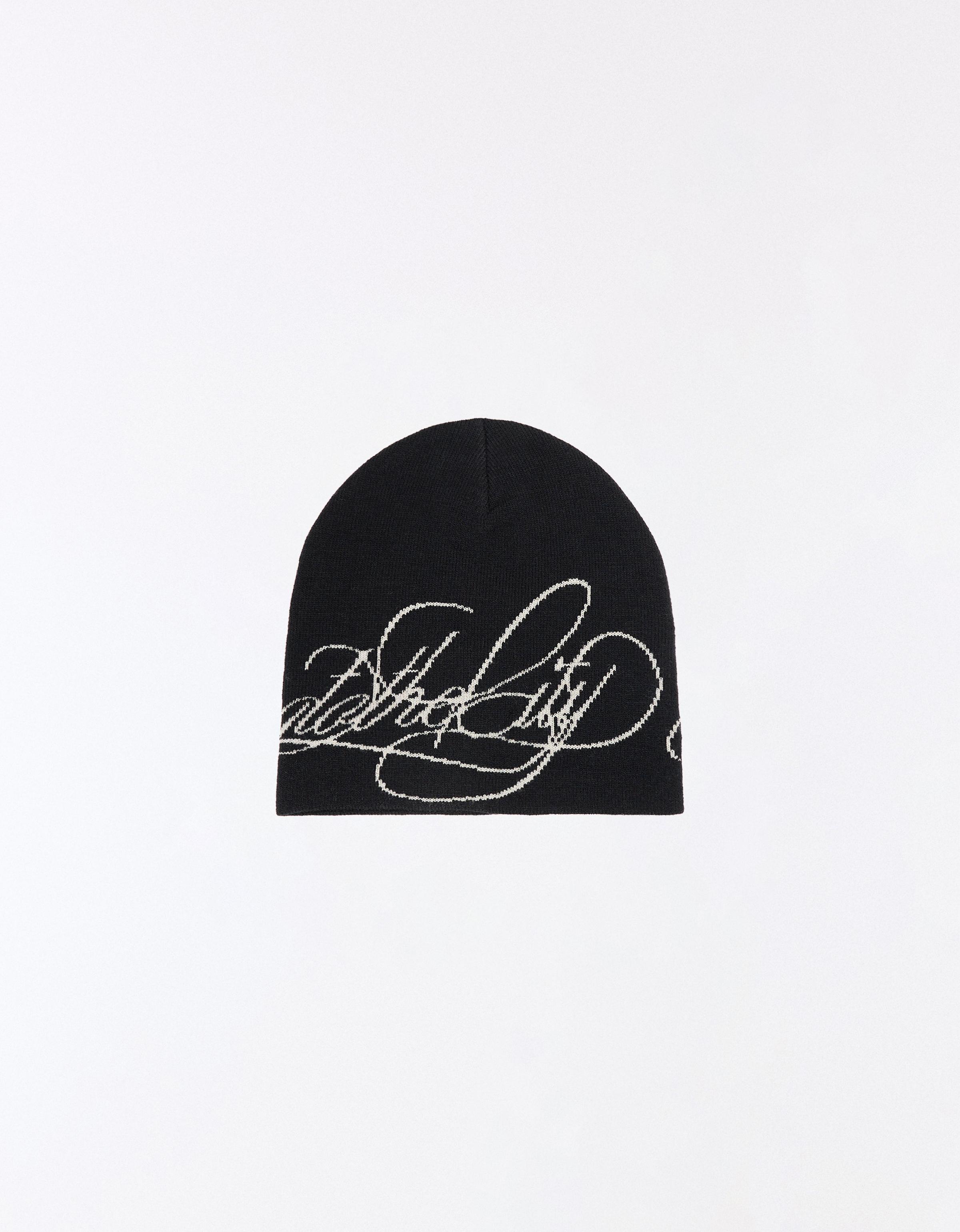 Knitted beanie — Black