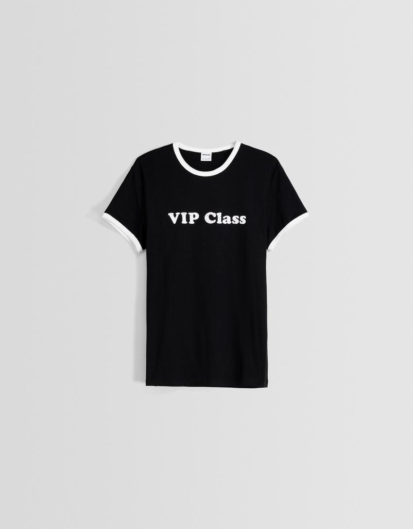 تيشرت بأكمام قصيرة وطبعة-أسود-4