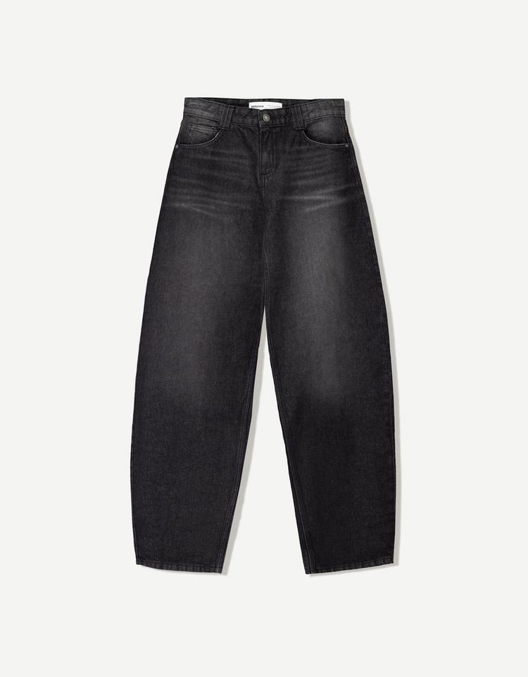Bol kesim barrel jean