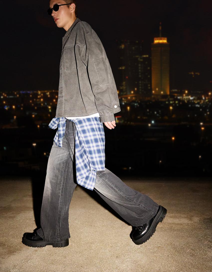 Mega baggy jeans-Black