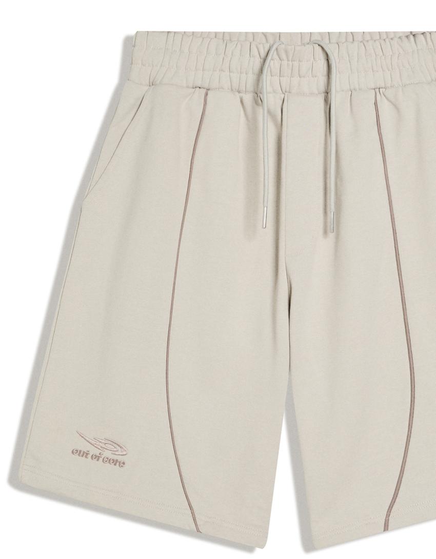 Bermuda felpa OUT OF CORE-Piedra