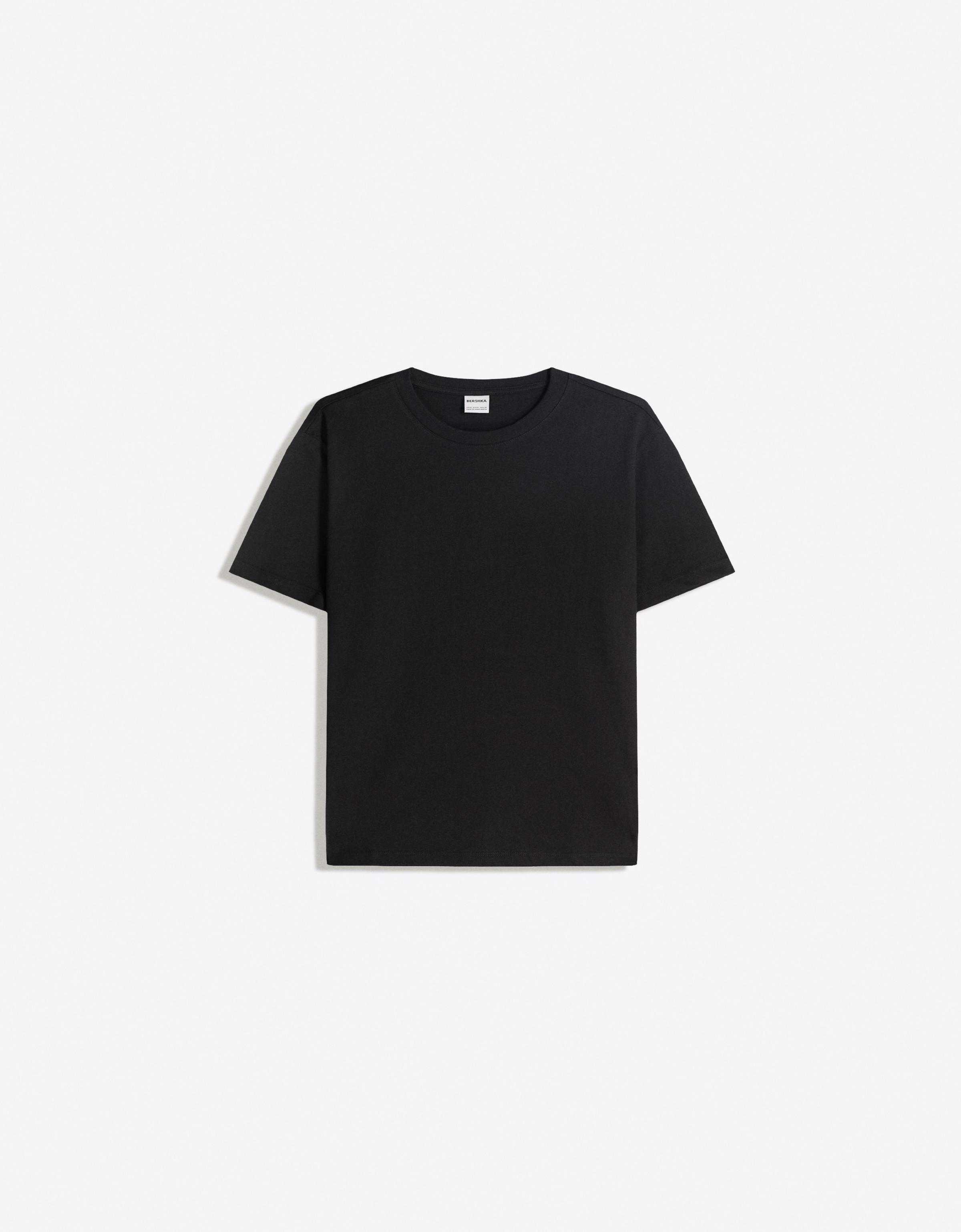 Regular fit T-shirt — Black