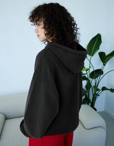 Washed hood sweatshirt PLANET HOLLYWOOD — Grey 2