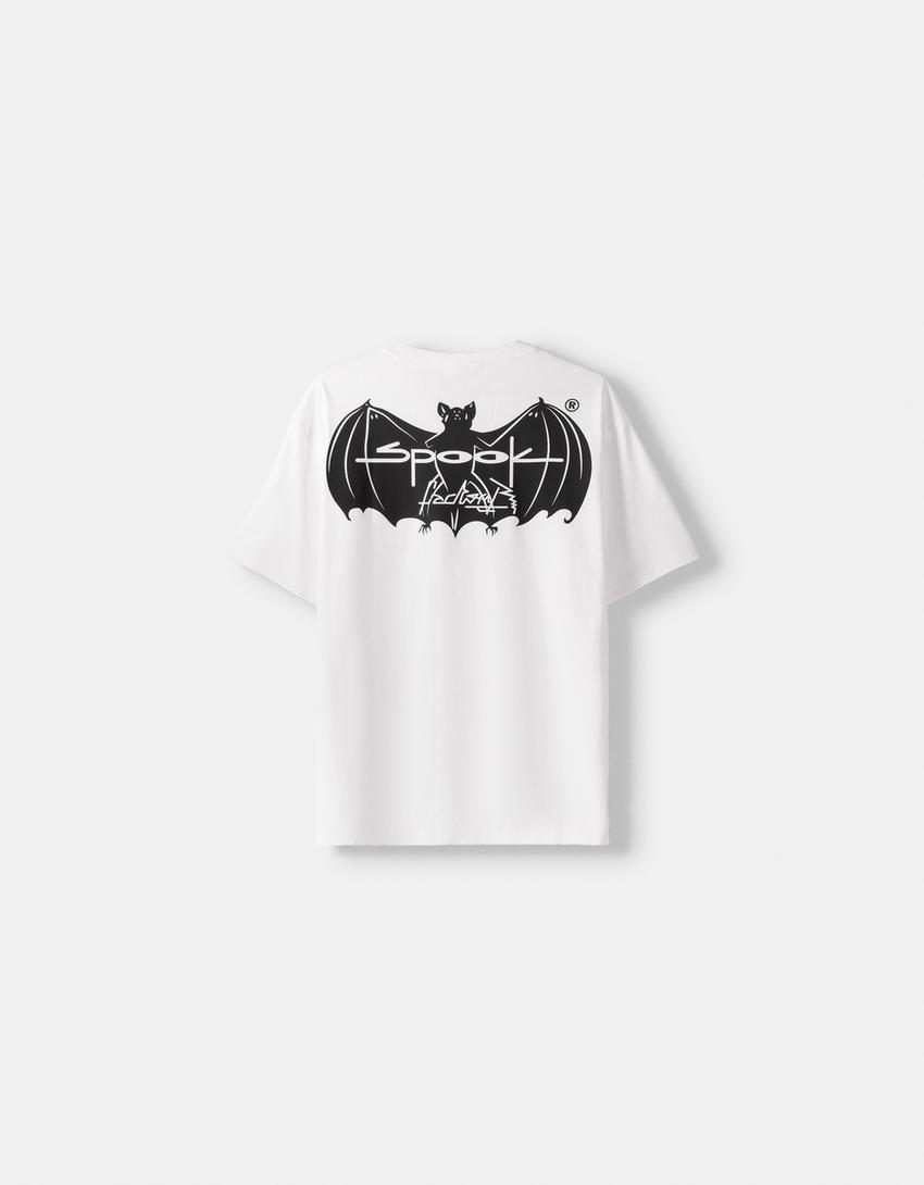 T-shirt La Ruta Del Bakalao manches courtes boxy fit-Blanc-5