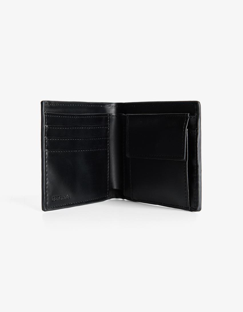 Portefeuille similicuir-Noir