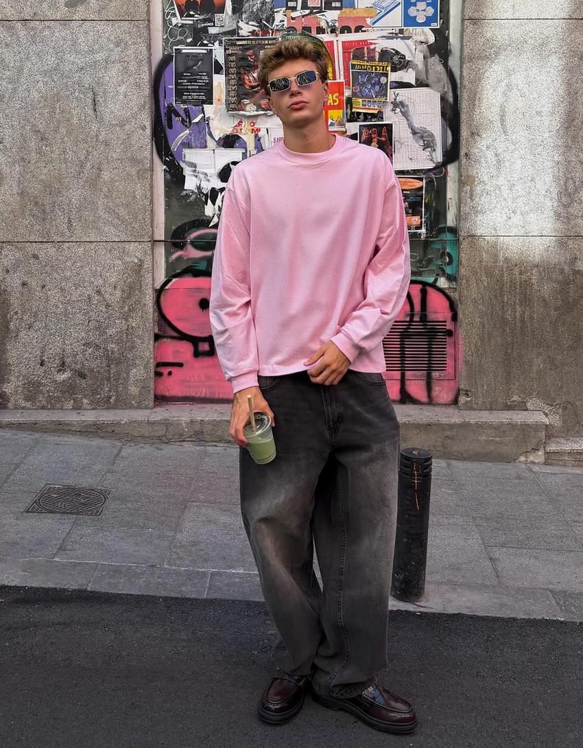 Superbaggy jeans-Zwart