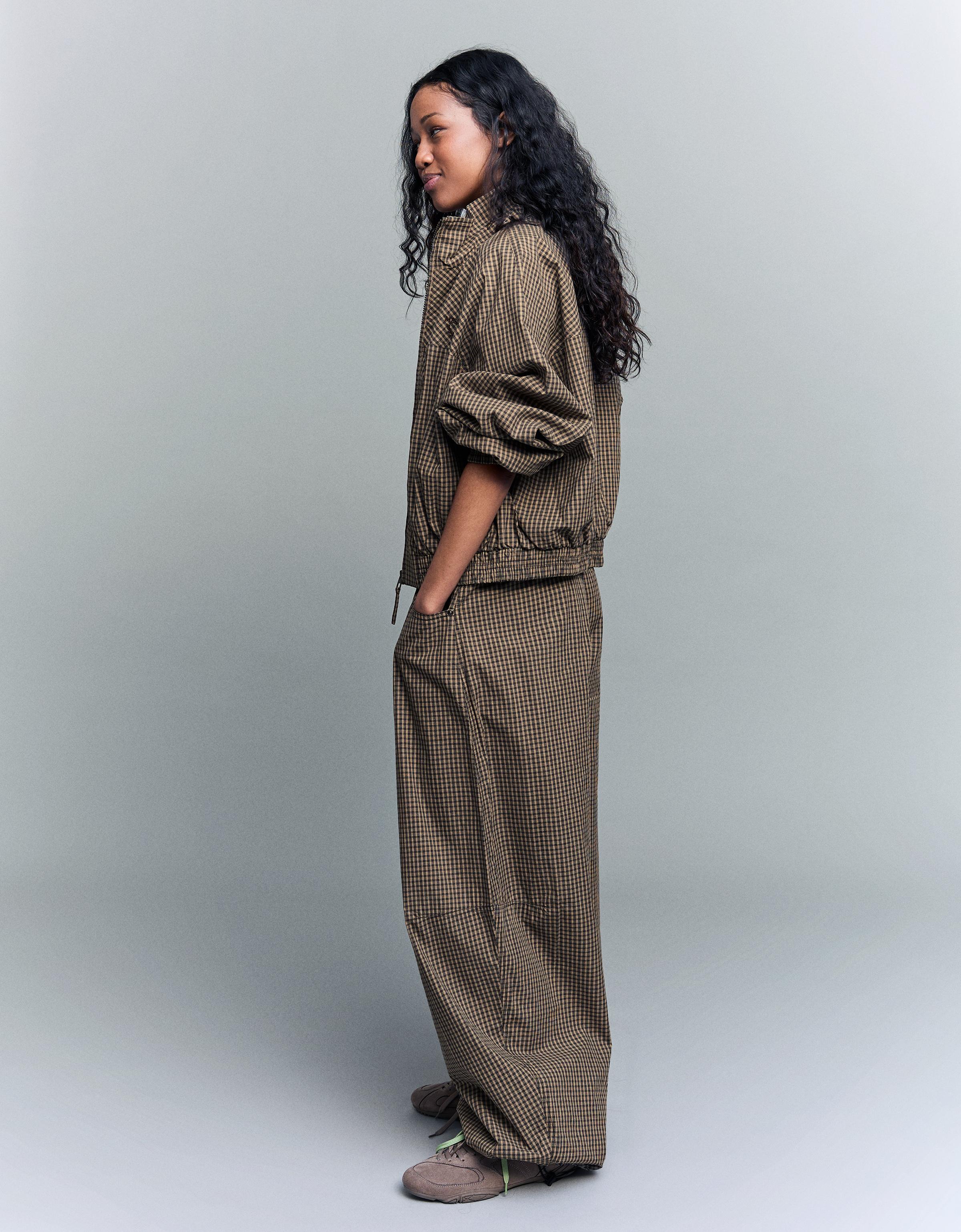 Kareli paraşüt pantolon - Görsel 35