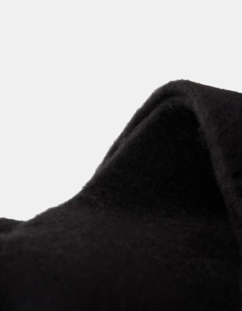 Bufanda lisa-Negro