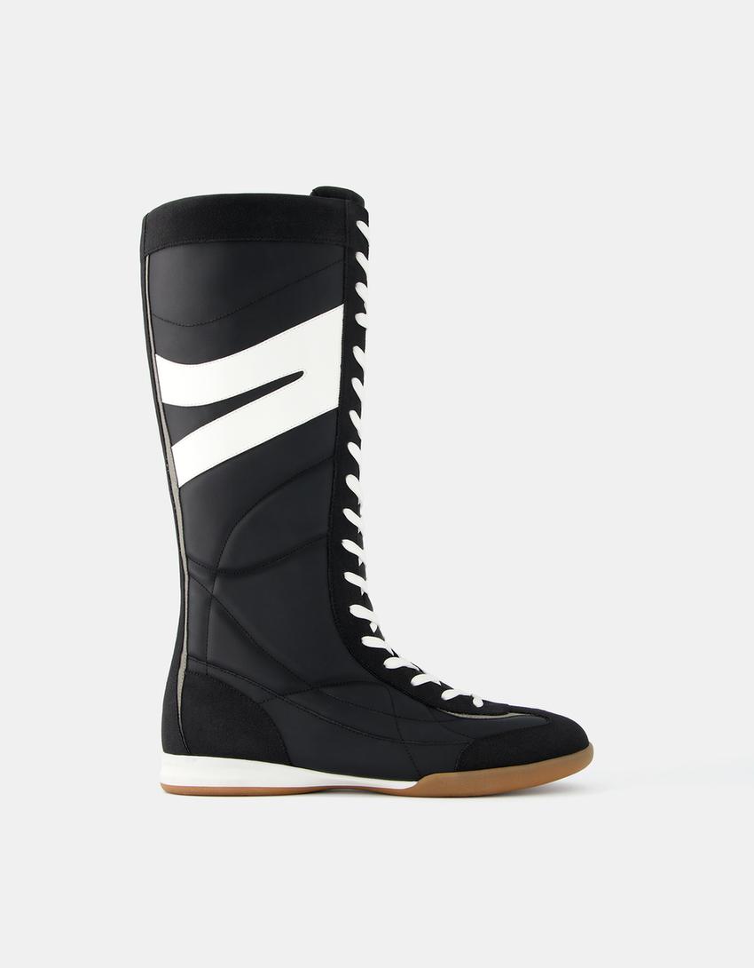 Sneakers montantes boxeuses-Noir-6