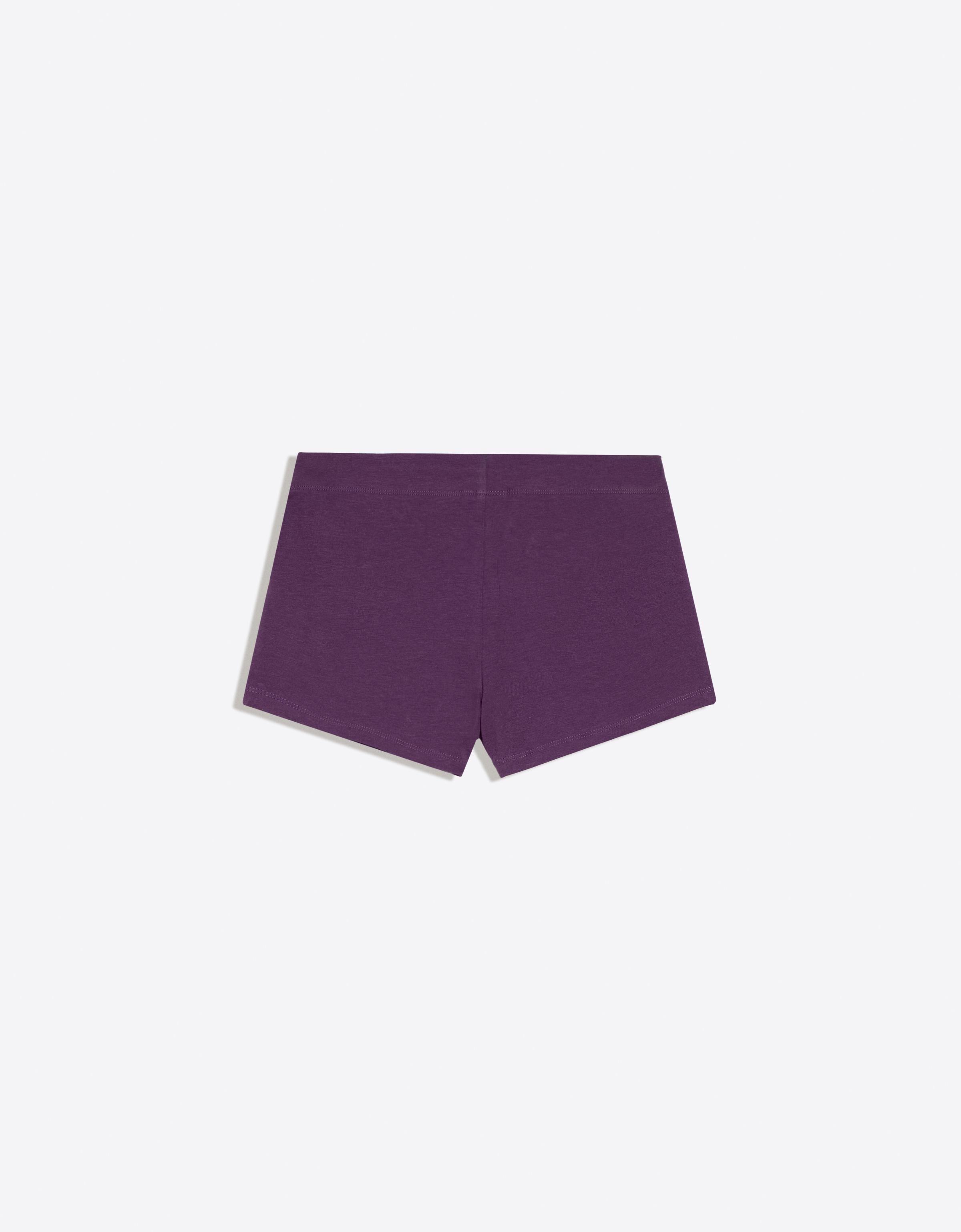 Bershka Yan şeritli mini şort görsel 8