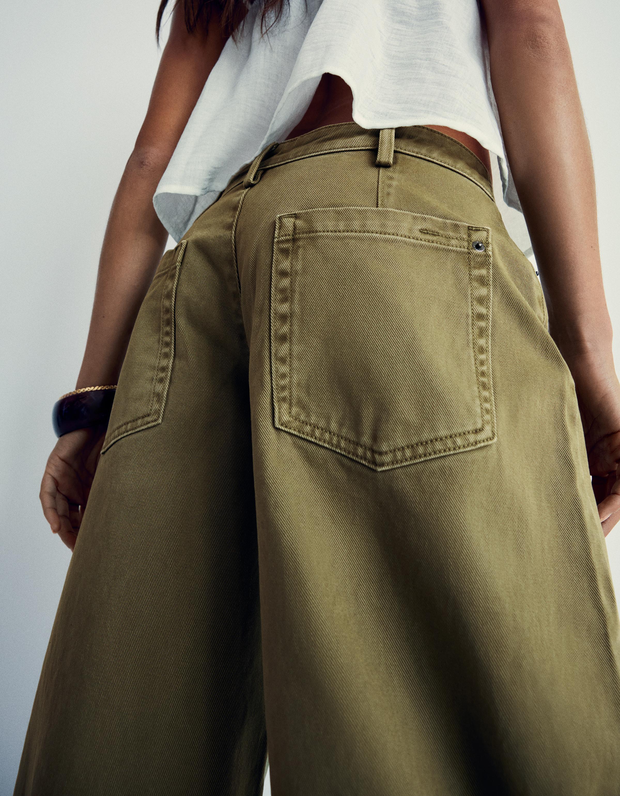 Barrel fit pantolon - Görsel 14