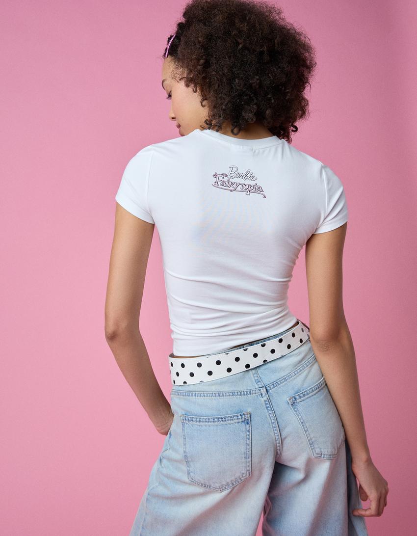 Bibble short sleeve print T-shirt-White