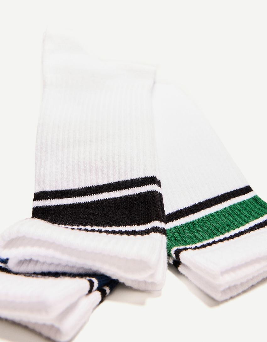 Pack 3 calcetines-Blanco-2