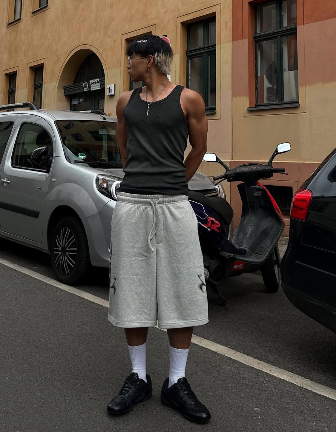 Printed Bermuda shorts