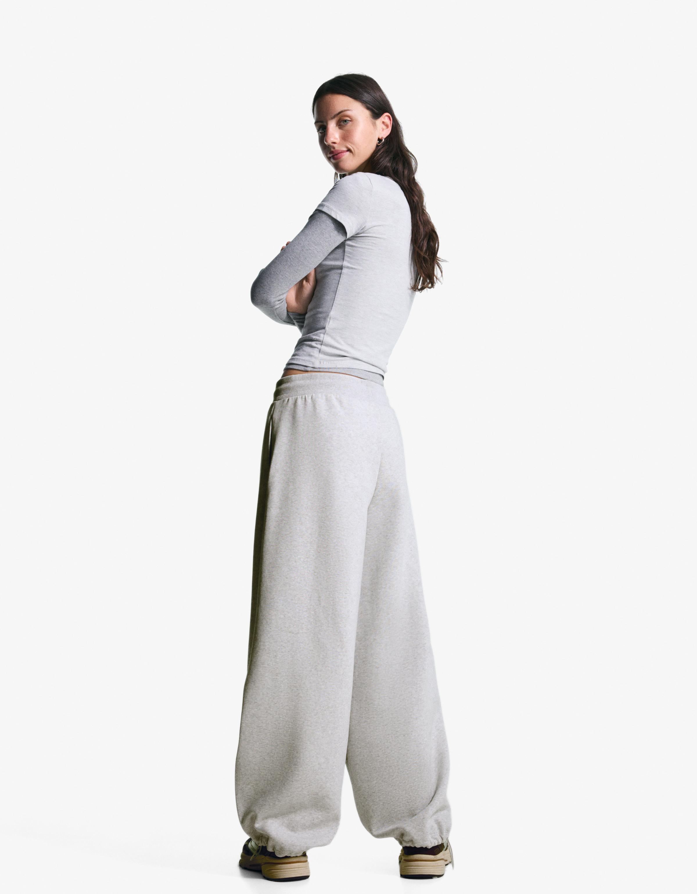 Stoperli barrel fit şardonlu pantolon - Görsel 85